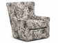 Willow Swivel Chair with Midtown Storage Ottoman