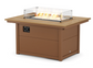 Rectangle 34" x 46" Fire Pit Table Two Tone