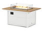 Rectangle 34" x 46" Fire Pit Table Two Tone