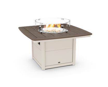 Nautical 42" Fire Pit Table Two Tone