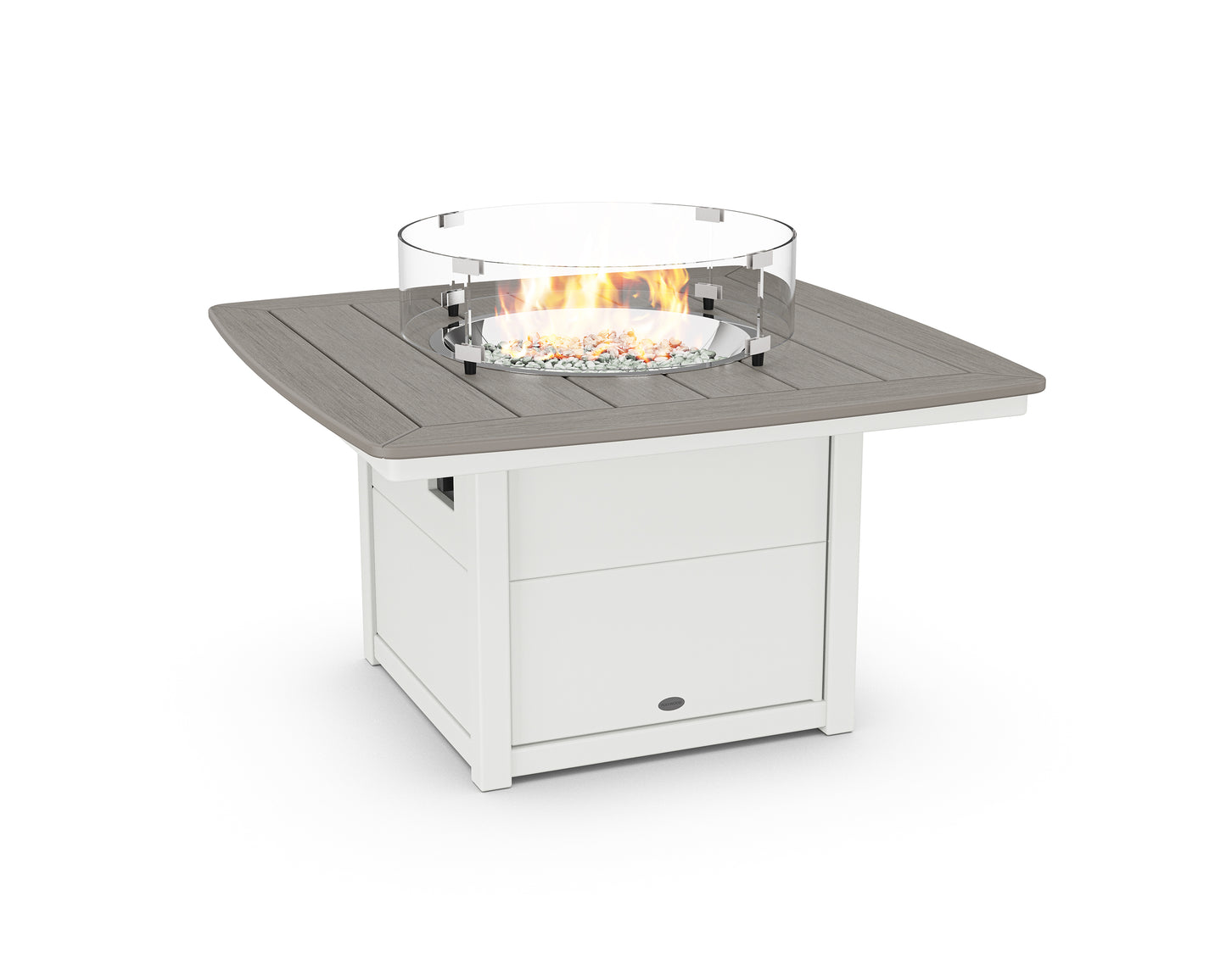 Nautical 42" Fire Pit Table Two Tone