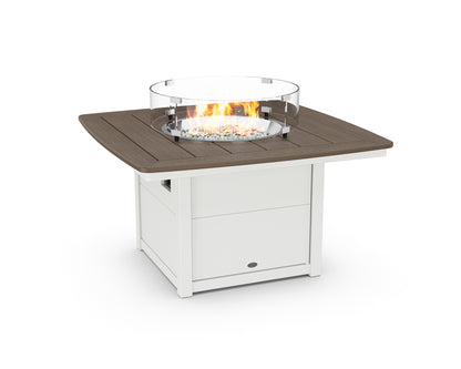 Nautical 42" Fire Pit Table Two Tone