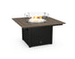 Square 42" Fire Pit Table Two Tone