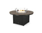 Round 48" Fire Pit Table Two Tone