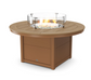 Round 48" Fire Pit Table Two Tone