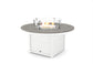 Round 48" Fire Pit Table Two Tone