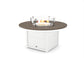 Round 48" Fire Pit Table Two Tone