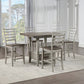 Abacus 5pc Drop-Leaf Counter Dining Set