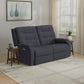 Flexsteel Arlo Power Reclining Loveseat with Power Headrest & Lumbar