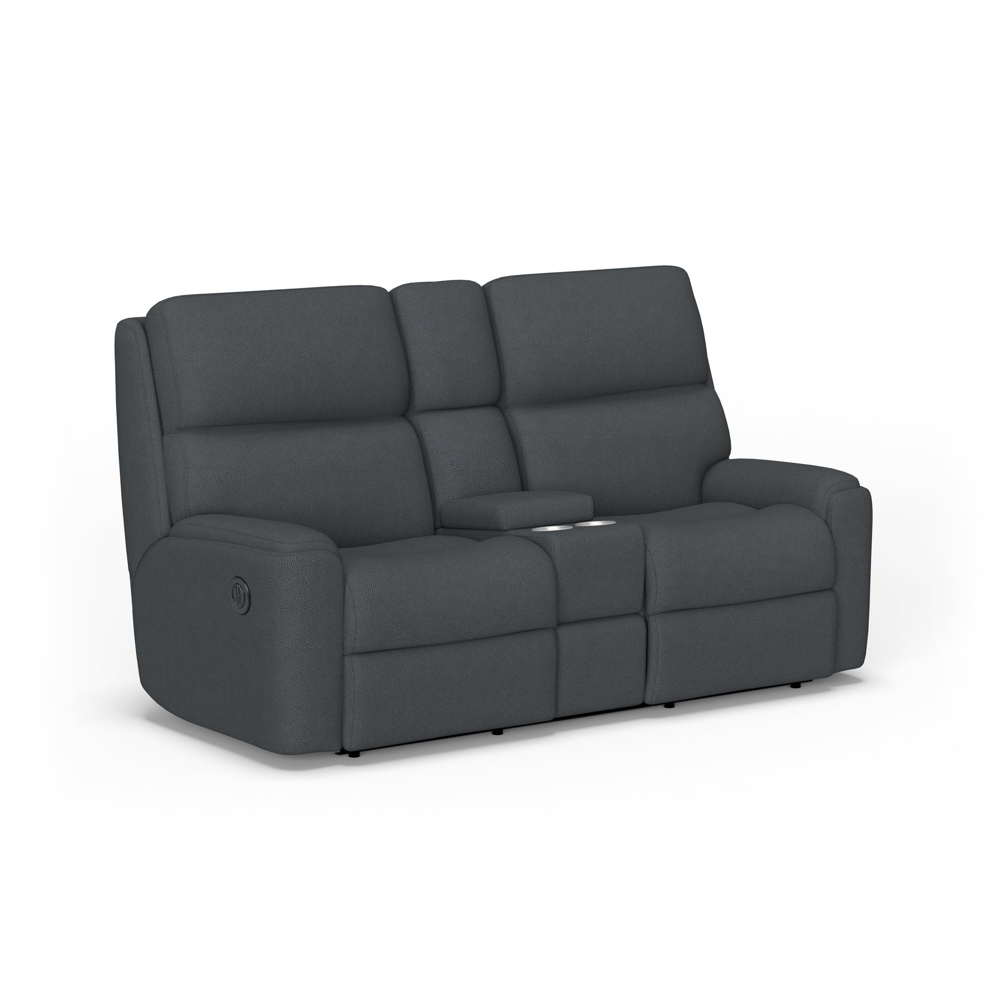 Flexsteel Rio Power Reclining Loveseat with Console