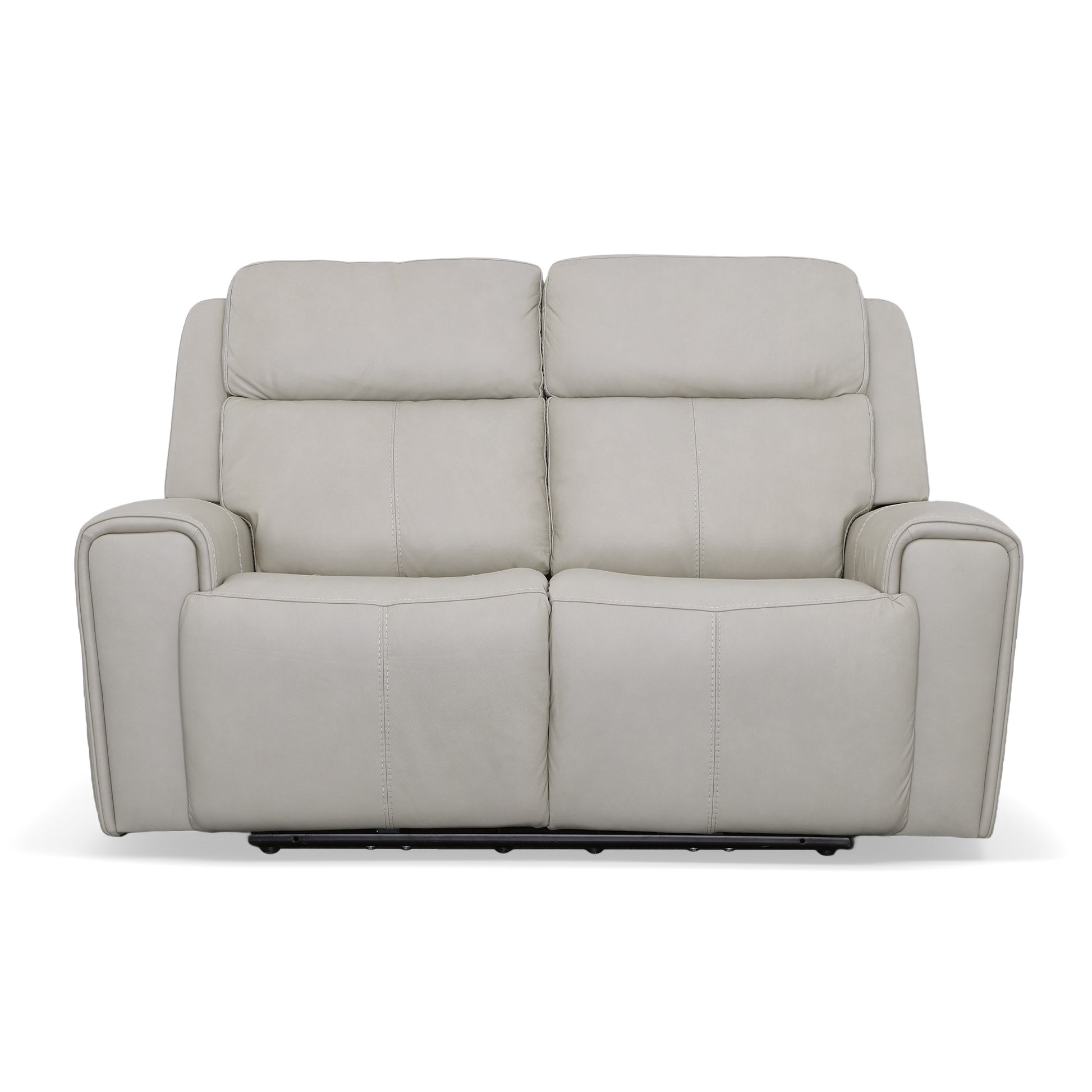 Flexsteel Barnett Power Reclining Loveseat with Power Headrests & Lumbar