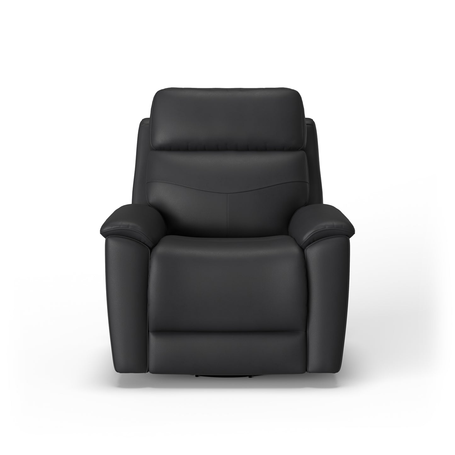 Flexsteel Refined Power Swivel Gliding Recliner with Power Headrest & Lumbar