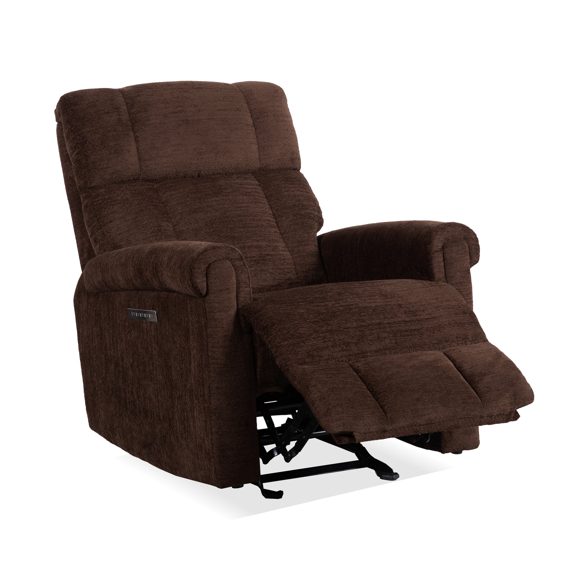Flexsteel Classic Power Gliding Recliner with Power Headrest & Lumbar