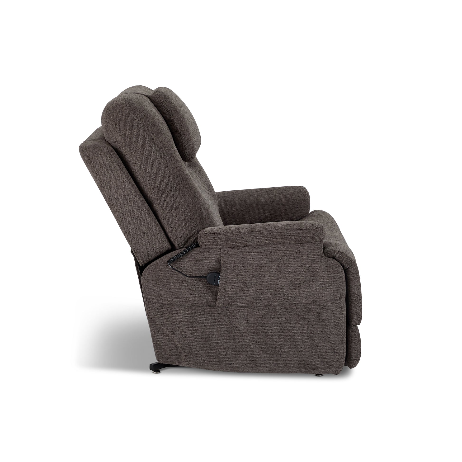 Flexsteel Zecliner Model 2+ Power Lift Sleep Recliner with Power Headrest, Lumbar, Heat & Massage