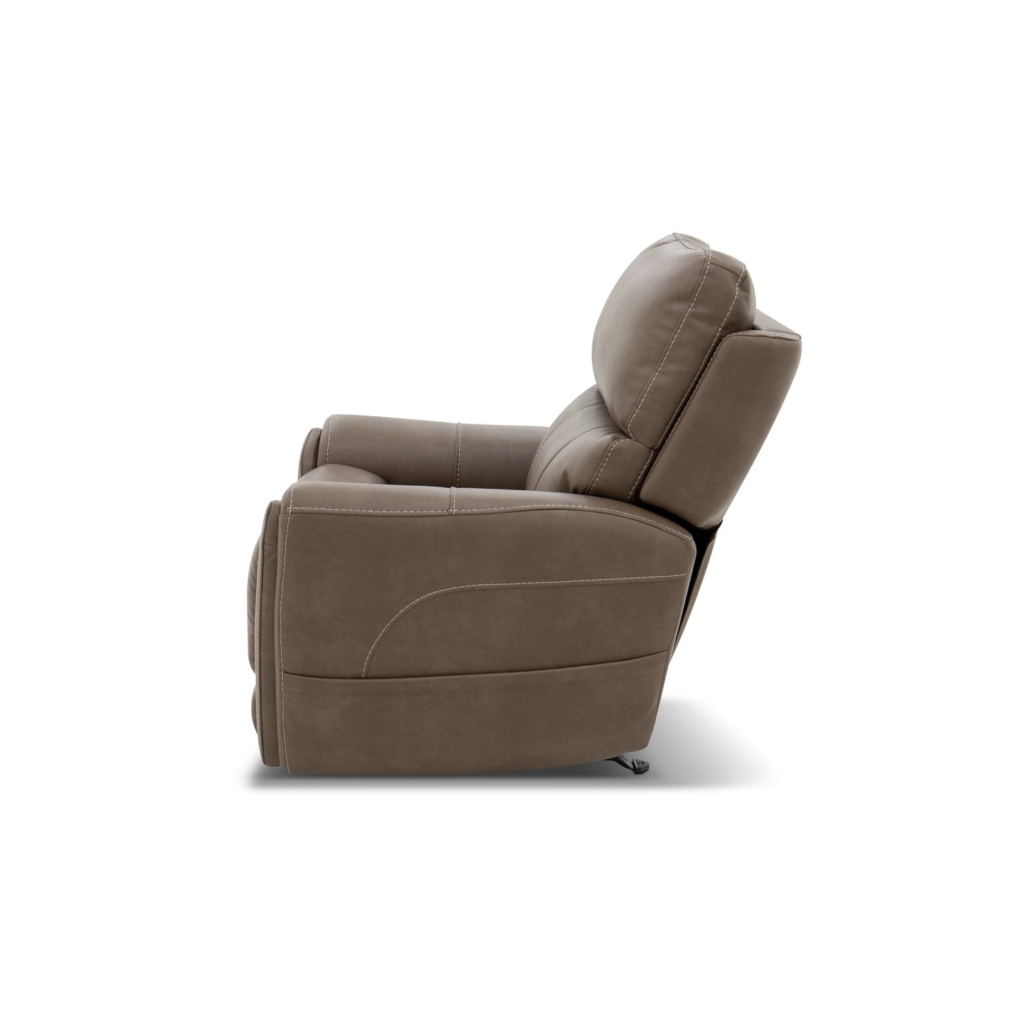 Flexsteel Carter Power Rocking Recliner with Power Headrest, Lumbar, Heat & Massage