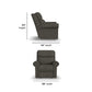 Flexsteel Bernard Power Recliner with Power Headrest & Lumbar
