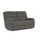 Arlo Power Reclining Loveseat with Power Headrests - Coal