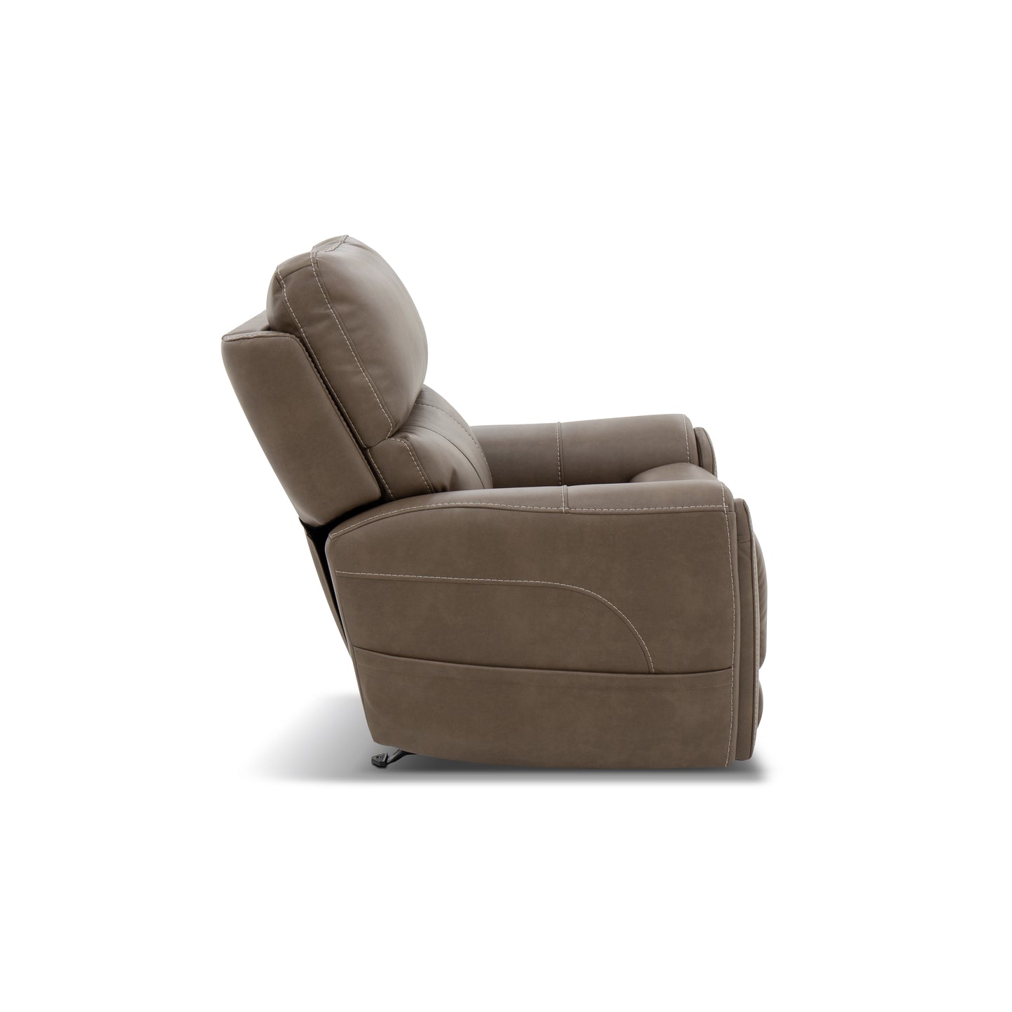 Flexsteel Carter Power Rocking Recliner with Power Headrest, Lumbar, Heat & Massage