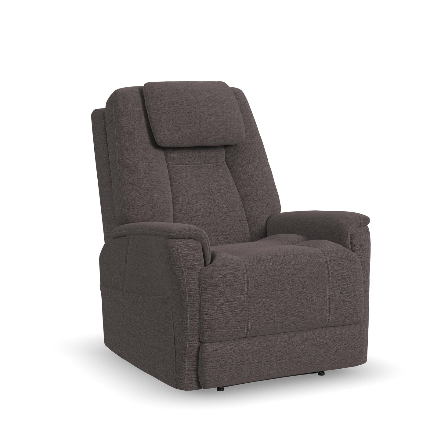 Flexsteel Zecliner Model 3+ Power Rocking Sleep Recliner with Power Headrest, Lumbar, Heat & Massage