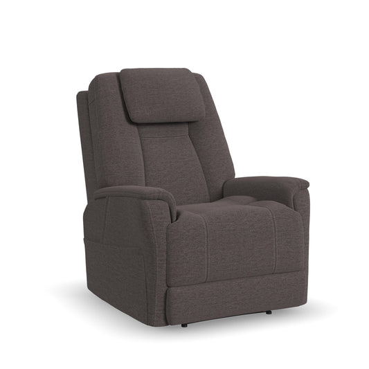 Flexsteel Zecliner Model 3+ Power Lift Sleep Recliner with Power Headrest, Lumbar, Heat & Massage