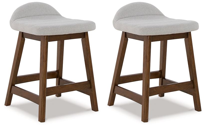 Lyncott Upholstered Barstool (2/CN) Set of 2