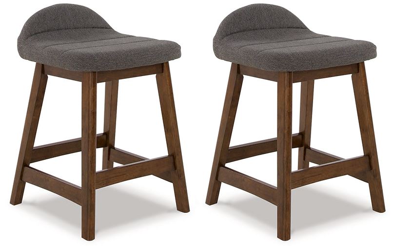 Lyncott Upholstered Barstool (2/CN) Set of 2