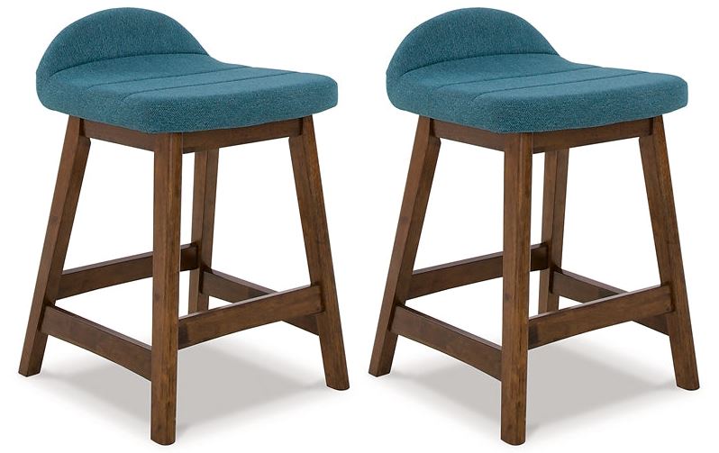 Lyncott Upholstered Barstool (2/CN) Set of 2