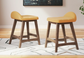 Lyncott Upholstered Barstool (2/CN) Set of 2