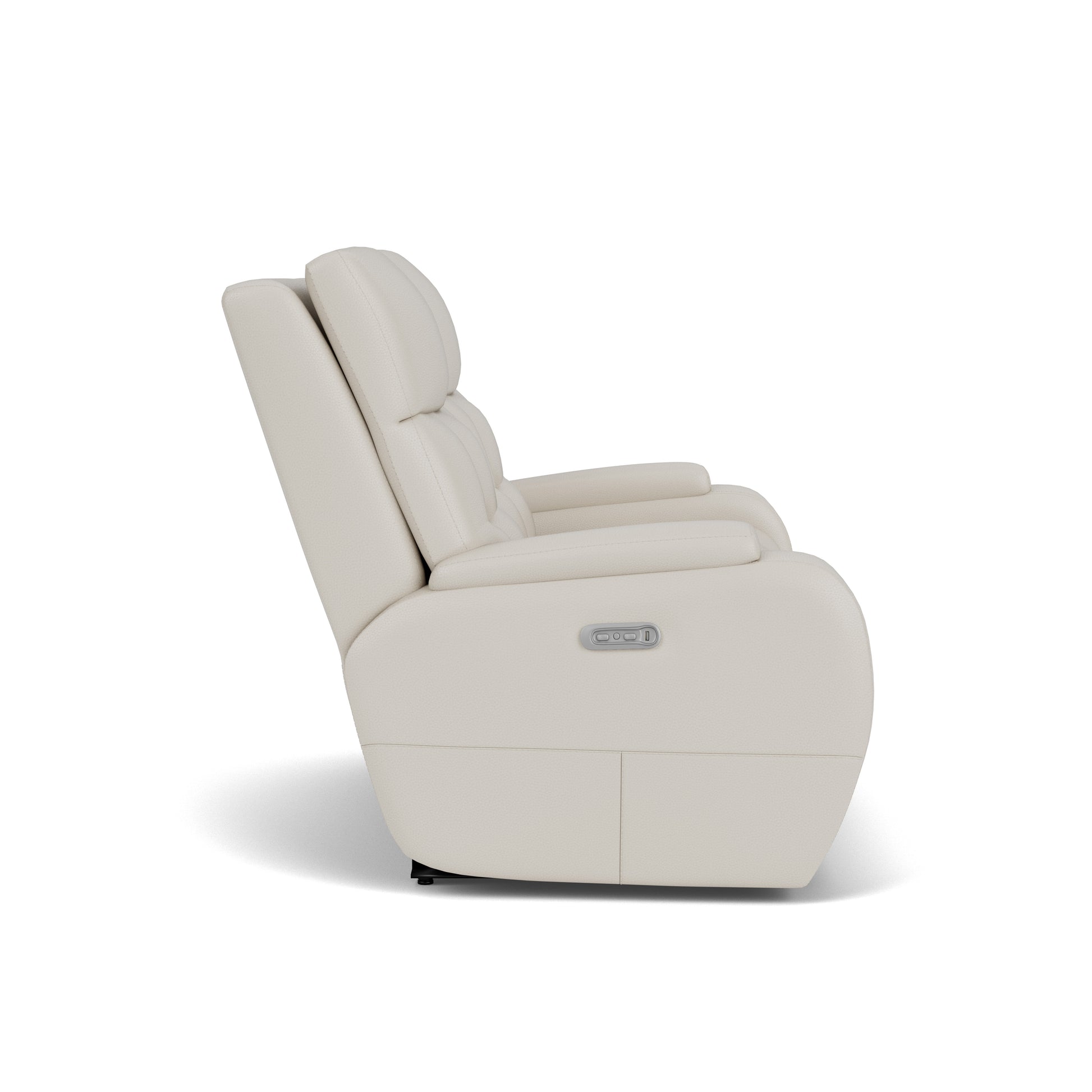 Flexsteel Strait Power Reclining Loveseat with Power Headrests