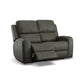Flexsteel Linden Power Reclining Loveseat with Power Headrests & Lumbar