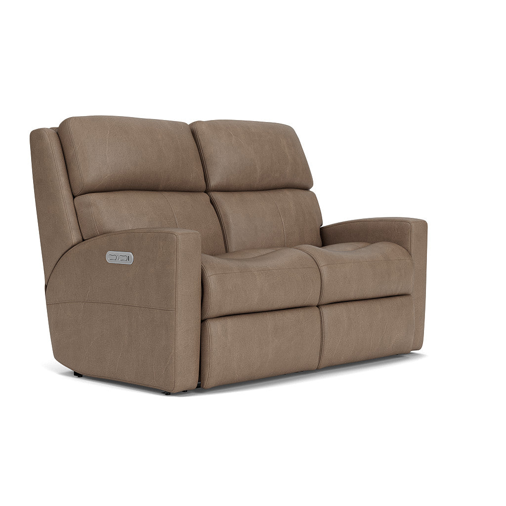 Flexsteel Catalina Power Reclining Loveseat with Power Headrests