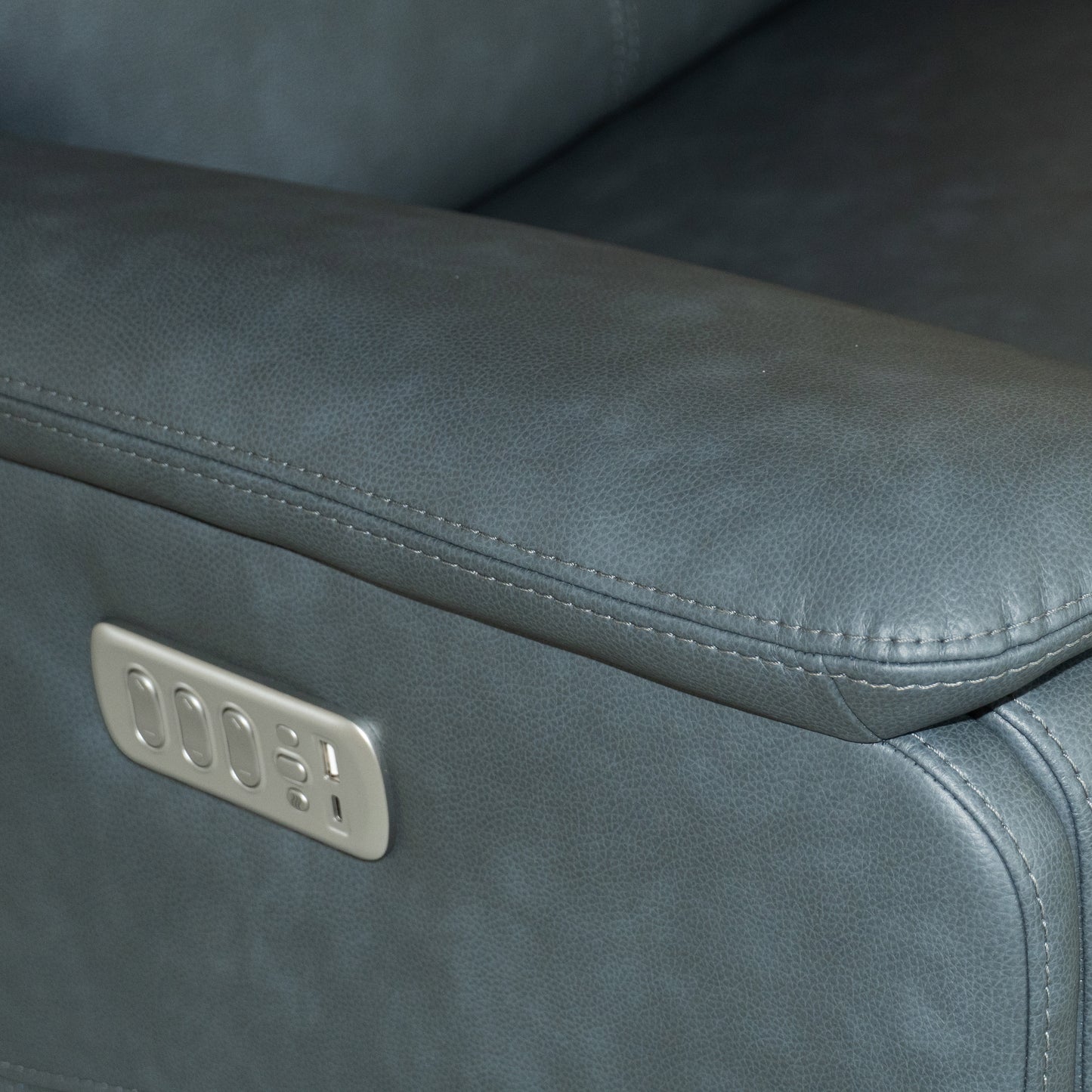 Flexsteel Vernon Power Swivel Gliding Recliner with Power Headrest, Lumbar, Heat & Massage