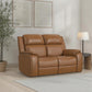 Flexsteel Ziggy Power Reclining Loveseat with Power Headrest, Lumbar, Heat & Massage