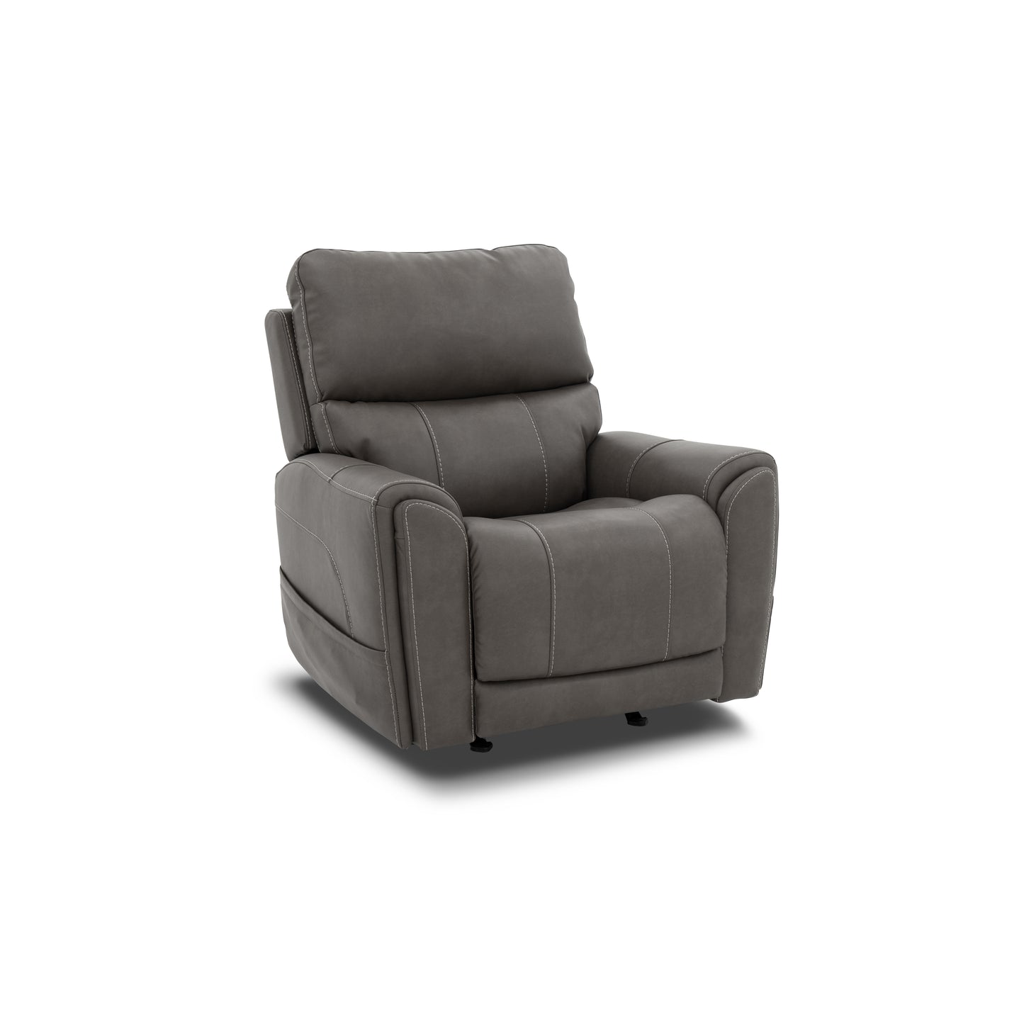 Flexsteel Carter Power Rocking Recliner with Power Headrest, Lumbar, Heat & Massage
