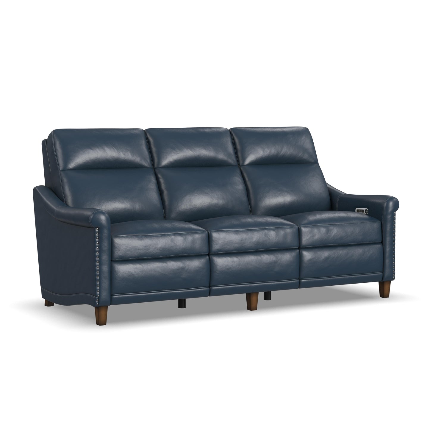 Flexsteel Elizabeth Leather Power Recliner with Power Headrest