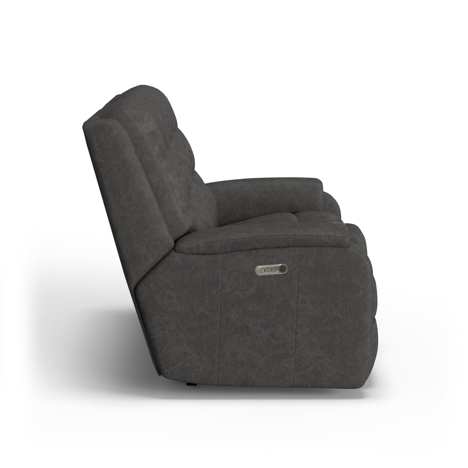 Flexsteel Arlo Power Reclining Loveseat with Console & Power Headrests & Lumbar