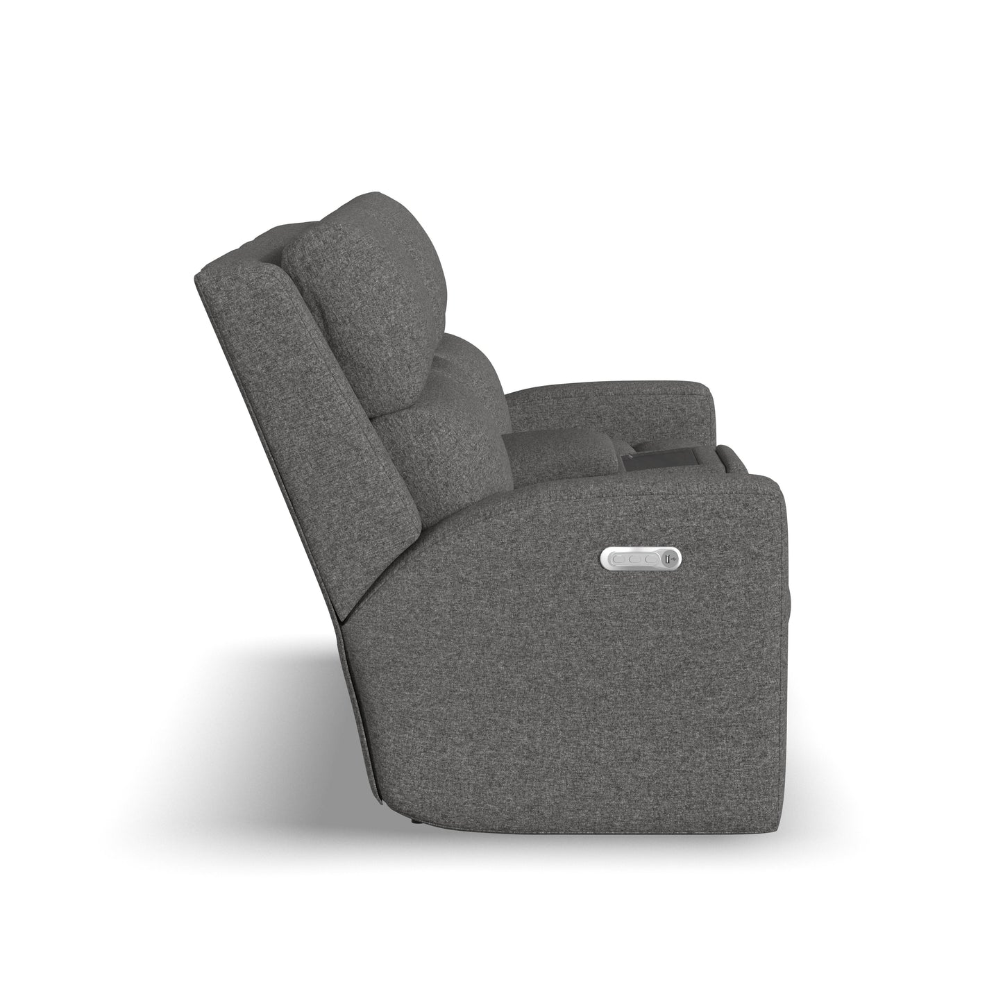 Flexsteel Score Power Reclining Loveseat with Console & Power Headrests & Lumbar