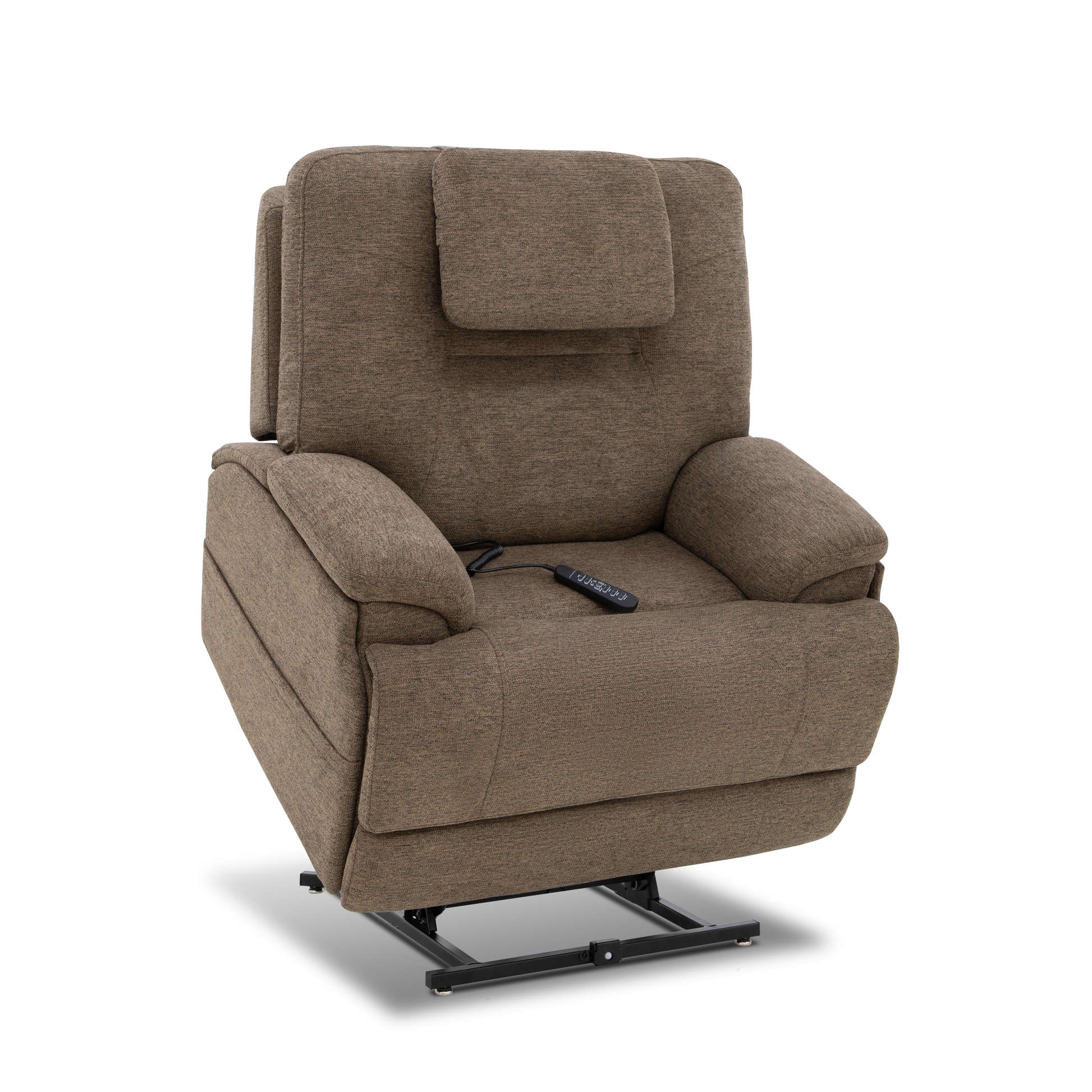 Flexsteel Zecliner Model 4+ Power Lift Recliner w/ Power Headrest & Lumbar, Heat & Massage