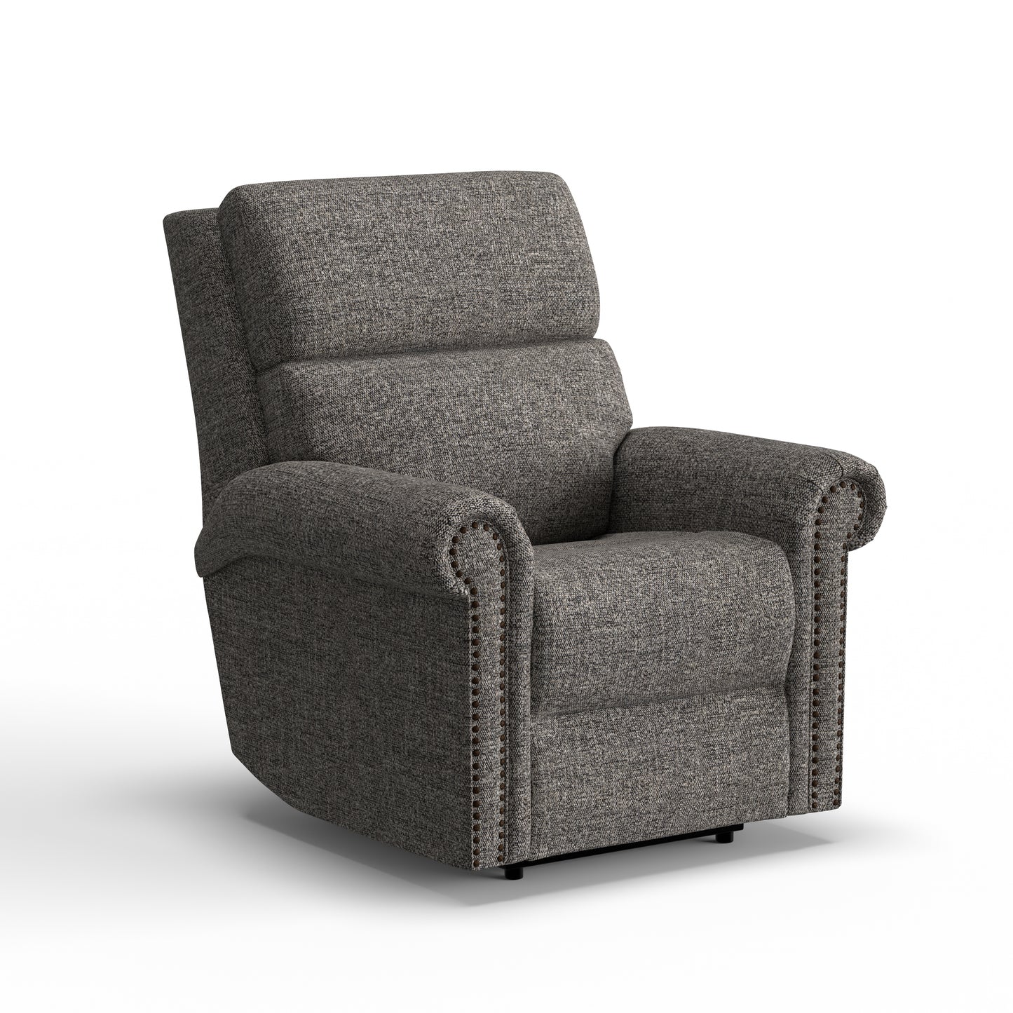 Flexsteel Bernard Power Recliner with Power Headrest & Lumbar