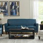 Digby Leather Sofa - Worn Blue