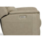 Flexsteel Henry Leather Power Recliner with Power Headrest & Lumbar
