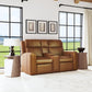 Flexsteel Wyatt Power Reclining Loveseat with Console & Power Headrests & Lumbar
