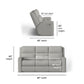 Flexsteel Score Power Reclining Sofa with Power Headrests & Lumbar