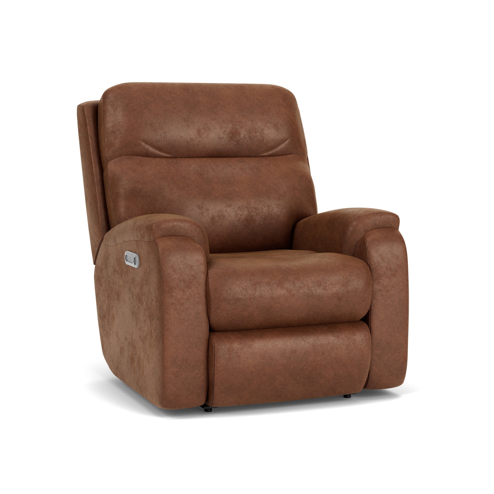 Flexsteel Penn Power Rocking Recliner with Power Headrest & Lumbar