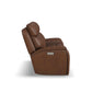 Flexsteel Walker Power Reclining Loveseat w/ Console, Power Headrest & Lumbar