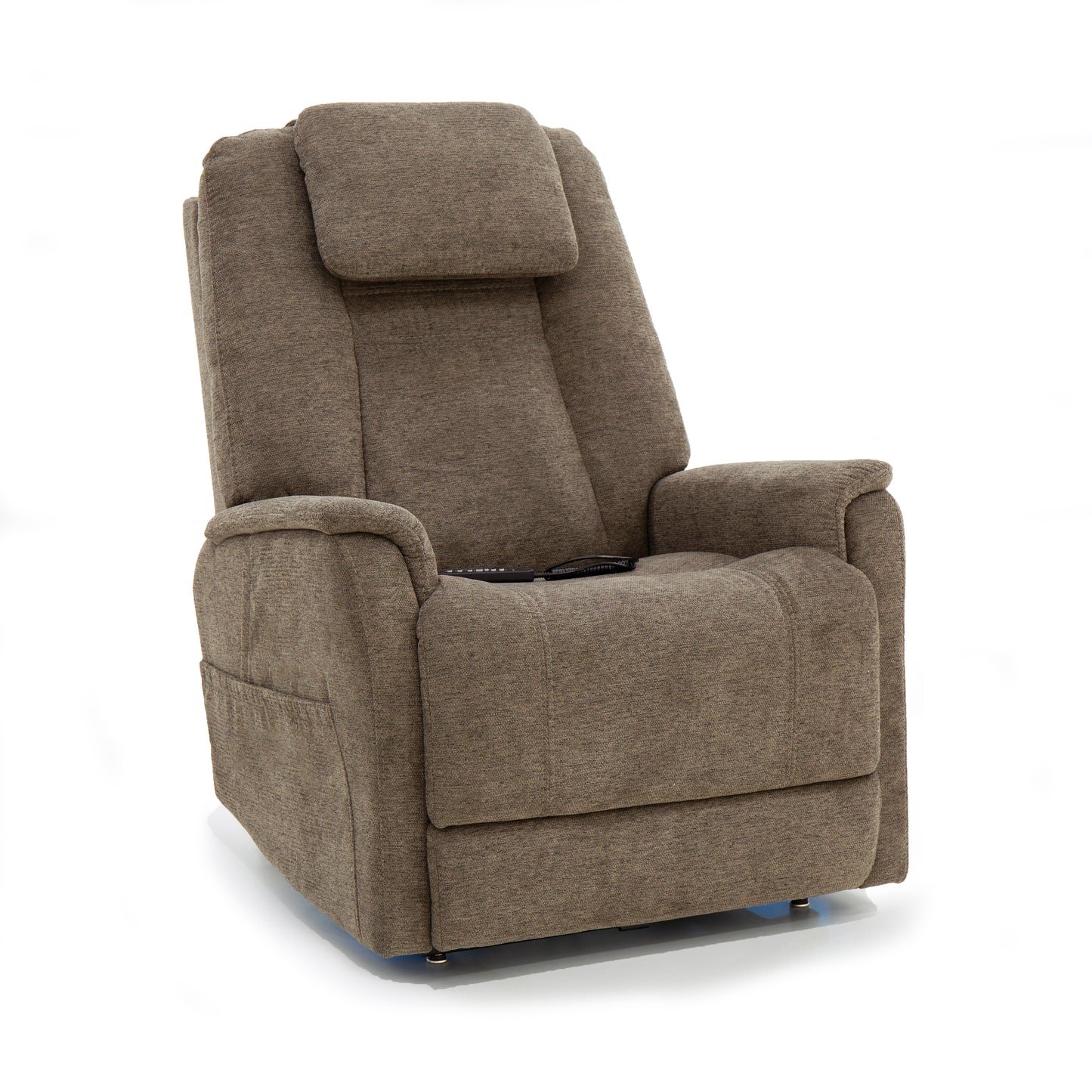 Flexsteel Zecliner Model 3+ Power Lift Recliner with Power Headrest, Lumbar, Heat & Massage