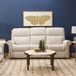 Flexsteel Bernard Power Reclining Sofa with Console, Power Headrest, & Lumbar