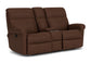 Flexsteel Davis Reclining Loveseat with Console