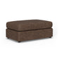 Flexsteel Vail Leather Cocktail Ottoman