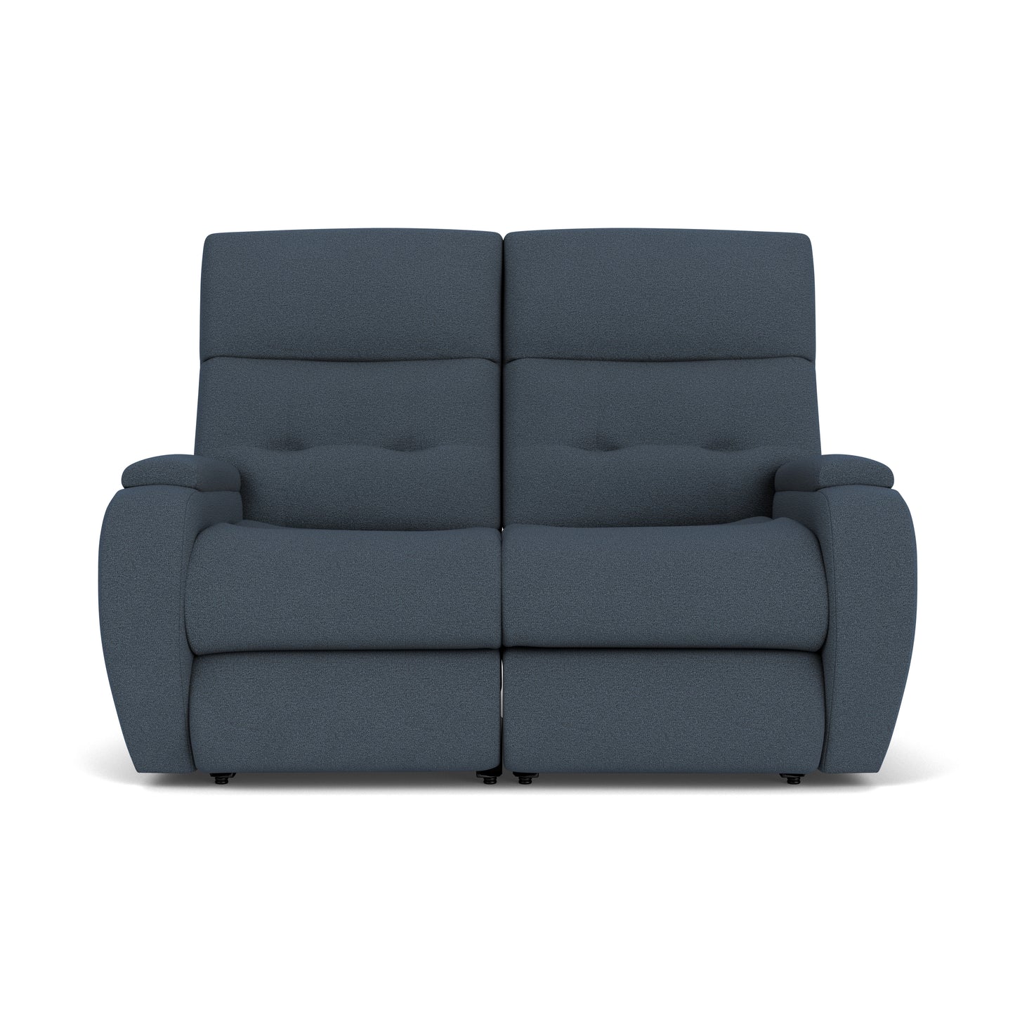 Flexsteel Strait Power Reclining Loveseat with Power Headrests